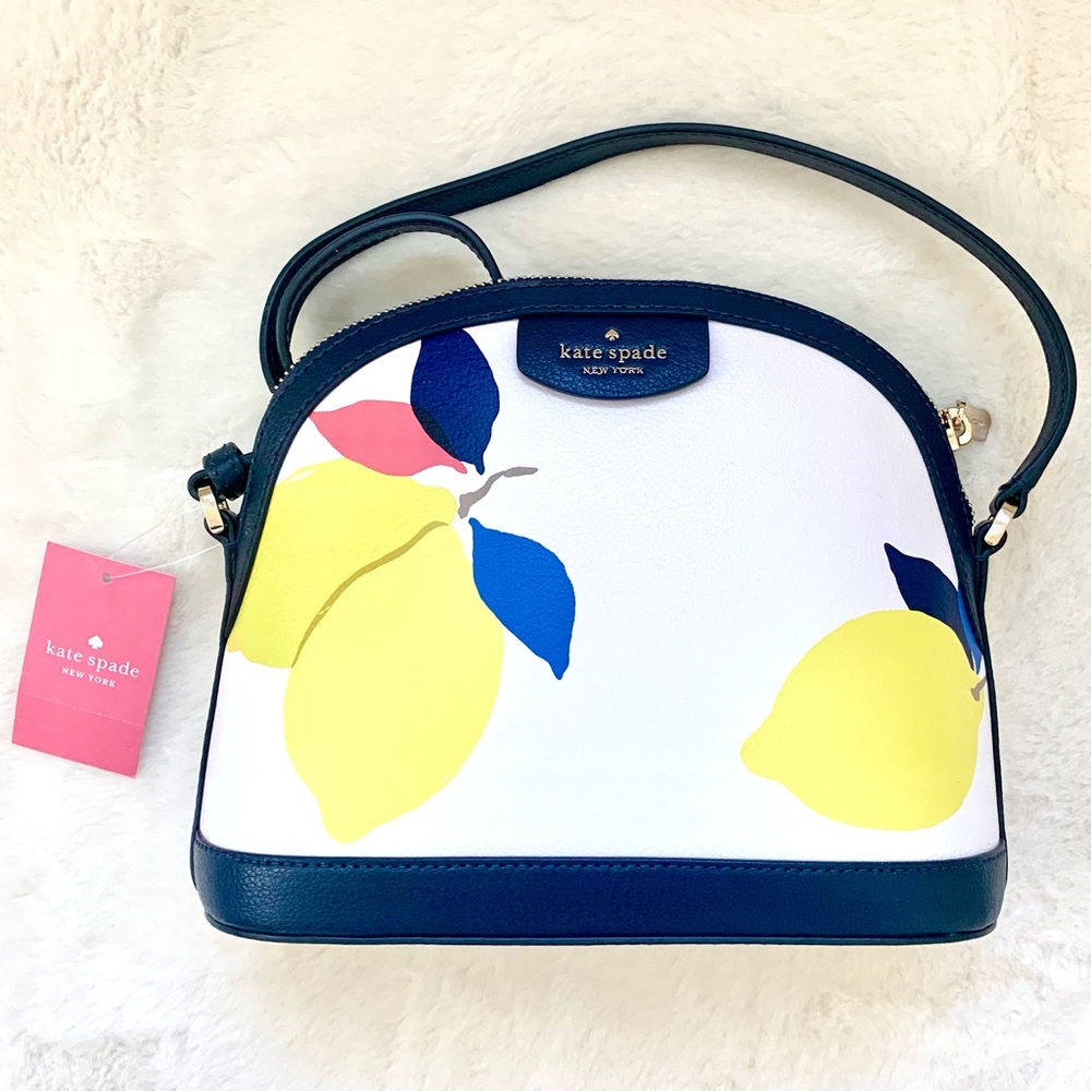 KATE SPADE CROSSBODY BAG Sylvia Lemon Summer Purse : New with tags